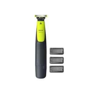 Philips OneBlade 2W Green & Grey Face Trimmer with 3 Combs, QP2512