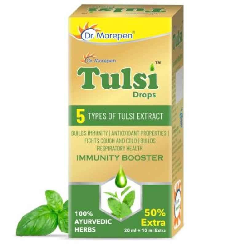 Dr. Morepen 30ml 100% Ayurvedic Tulsi Drops for Immunity