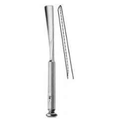Alis (15mm) 20cm/8 inch Walter Gouge Curved Gouge for Taping Grafts From The Ribs, A-GEN-757-02