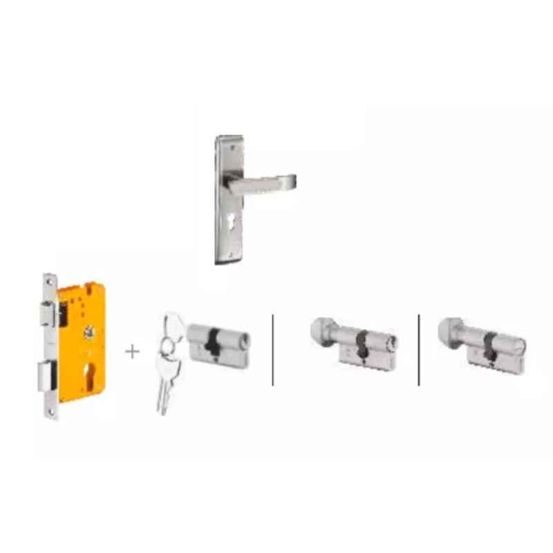 Dorset Dash HL DAS 204.3mm Zinc SC Finish Lock Set with Knob & 70mm Key Cylinder