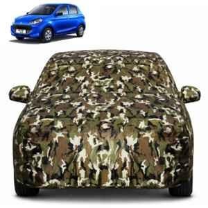 Allextreme Polyester Multicolour Camouflage Car Body Cover with Mirror Pocket for Maruti Alto K10 All Model & Years (2010-2025), PV_VLSV01