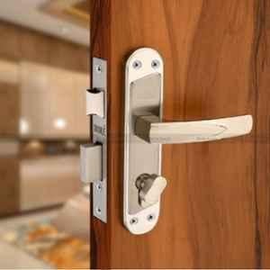 Duke 8 inch 25-40mm Stainless Steel Mortise Lock Set with 3 Keys & Brass Cylinder, 302+1001SSCYOSK