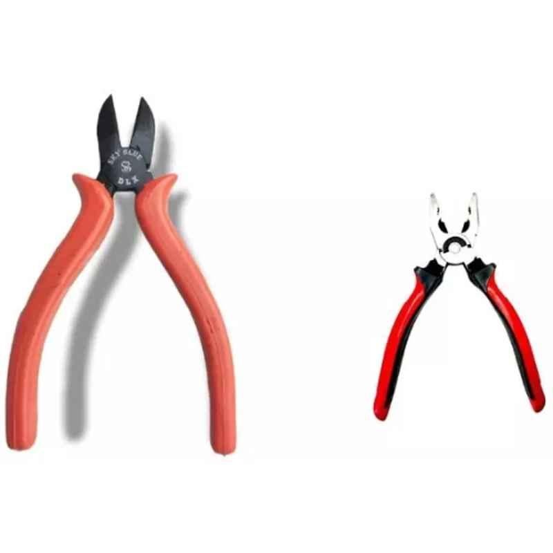 Sky Blue 2 Pcs 7.8 inch Groove Plier Combo, SBE_PLIER_COMBO_MOD_00829