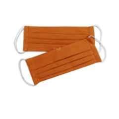 Ivillage 2 Pcs Large Cotton Rust 2 Layer Washable Face Mask Set, Mask01L (Pack of 100)