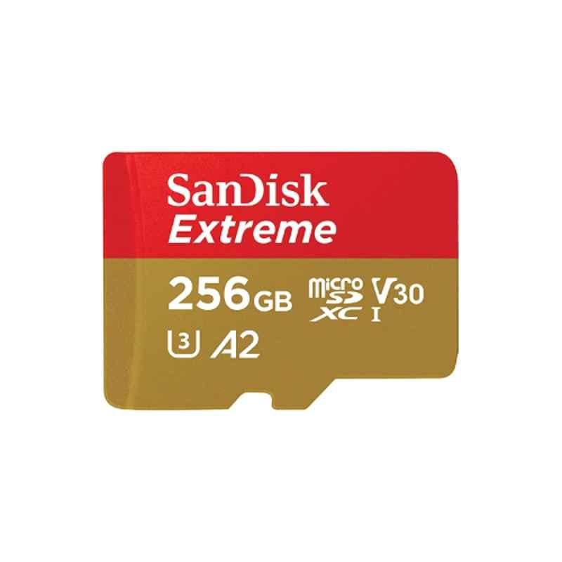 SanDisk 256GB Extreme MicroSDXC UHS-I Memory Card, SDSQXA1-256G-GN6MN
