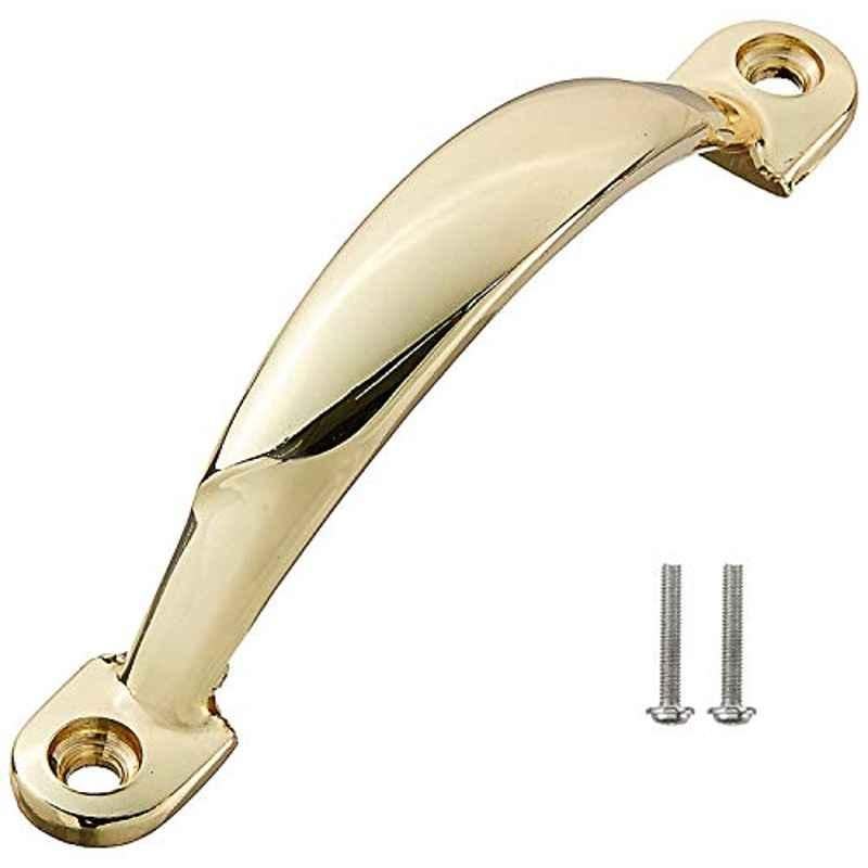 Aquieen 64mm Brass Gold Front Screw Handle for Windows & Doors, FS121-64