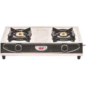 Akai Laxmi 2 Burner Stainless Steel Top Gas Stove