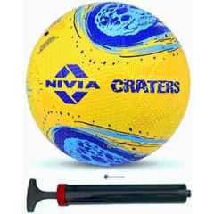 Nivia Craters with Pump Volleyball, Size: 4 (Standard) (Pack of 2) Multicolour)