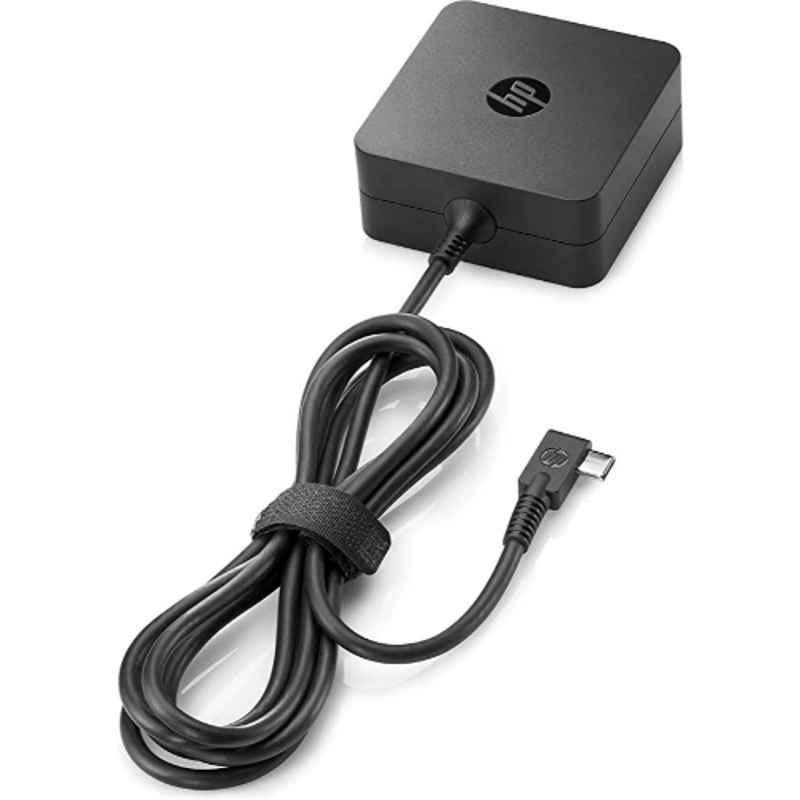 HP 45W Black USB-C Power Adapter, 1HE07AA