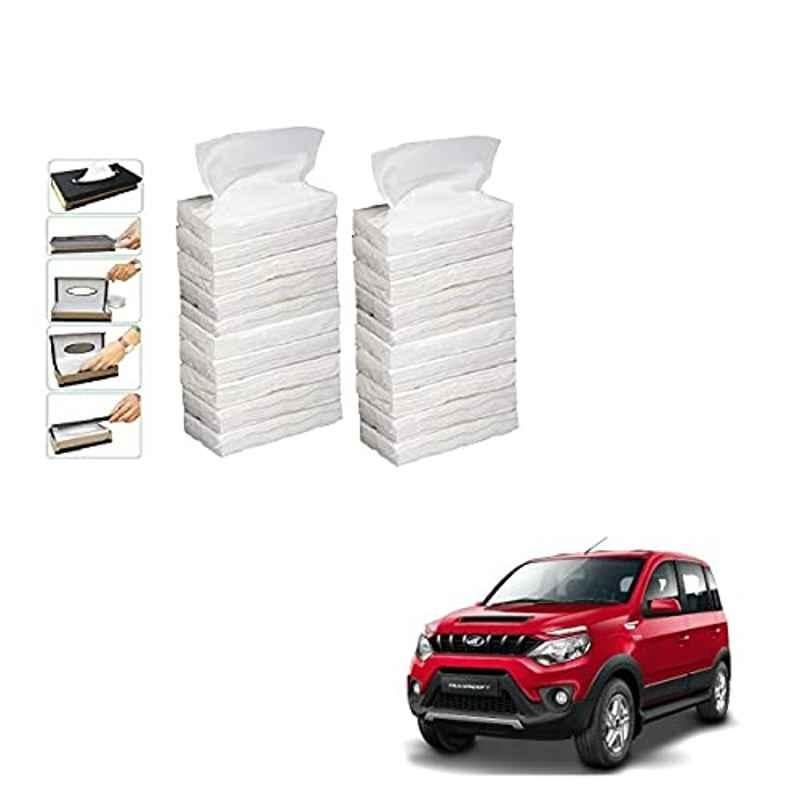 Kozdiko 100 Pulls Dispenser Box Refiller Tissue Paper with 200 Sheets for Mahindra NuvoSport (Pack of 20)