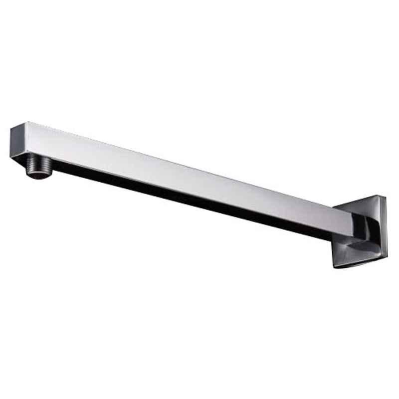 Aquieen 24 inch Stainless Steel Square Shower Arm with Wall Flange