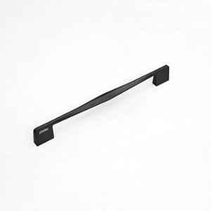 Plantex 160mm Zinc Black Powder Coated Finish Pull Cabinet Handle for Home & Office, APS-PH-104-BLCK-160MM-PK1