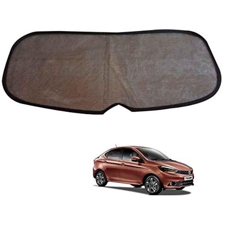 Kozdiko Mesh Black Rear Window Sunshade Car Diggy Curtain for Tata Tigor