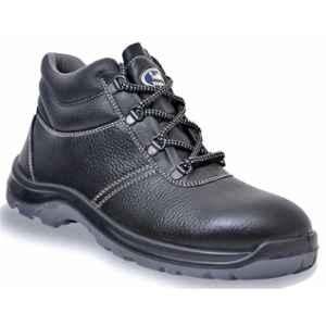 Allen Cooper AC-1436 Antistatic & Heat Resistant Black Work Safety Shoes, Size: 10