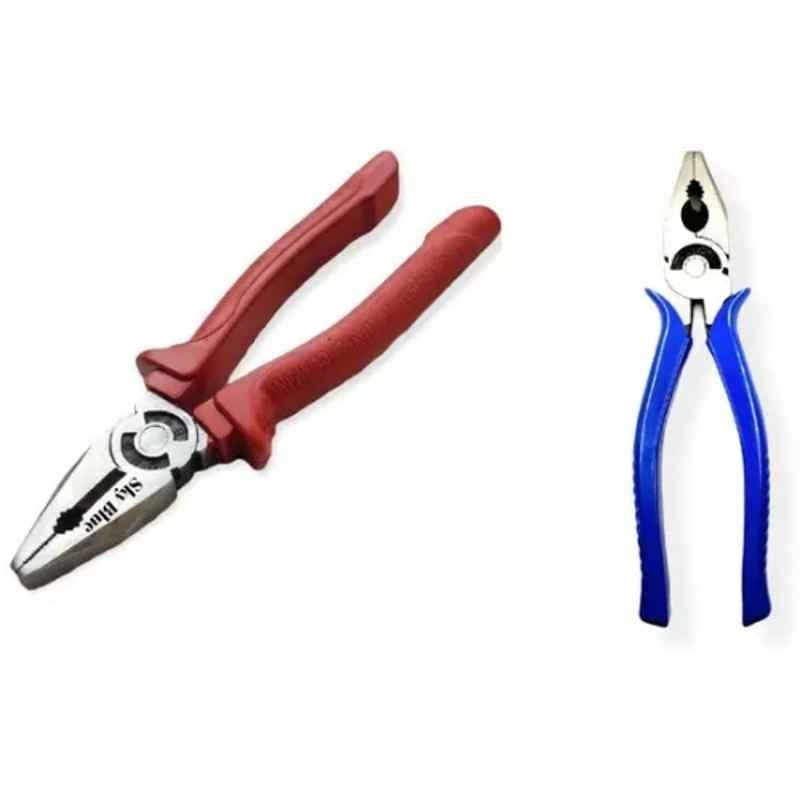 Sky Blue 2 Pcs 7.8 inch Lineman Plier Combo, SBE_PLIER_COMBO_MOD_00525