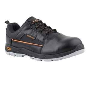 Fuel Armour 3 DD Synthetic Treated Fabric Steel Toe Black Safety Shoes for Men, Size: 8