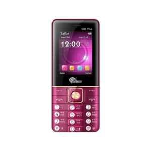 Cellecor C60 Plus 2.4 inch 2750mAh Red Wine Dual Sim Feature Phone