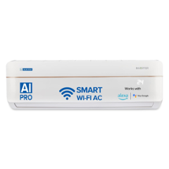 Blue Star 1.5 Ton 3 Star White Inverter Split AC with Copper Condenser, IA318VXUS