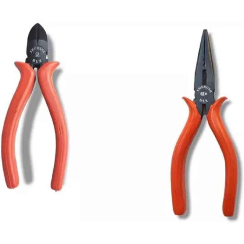 Sky Blue 2 Pcs 7.8 inch Diagonal Plier Combo, SBE_PLIER_0624