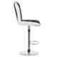 Da Urban Cadbury Black & White Height Adjustable & Revolving Bar Stool Chair (Pack of 2)