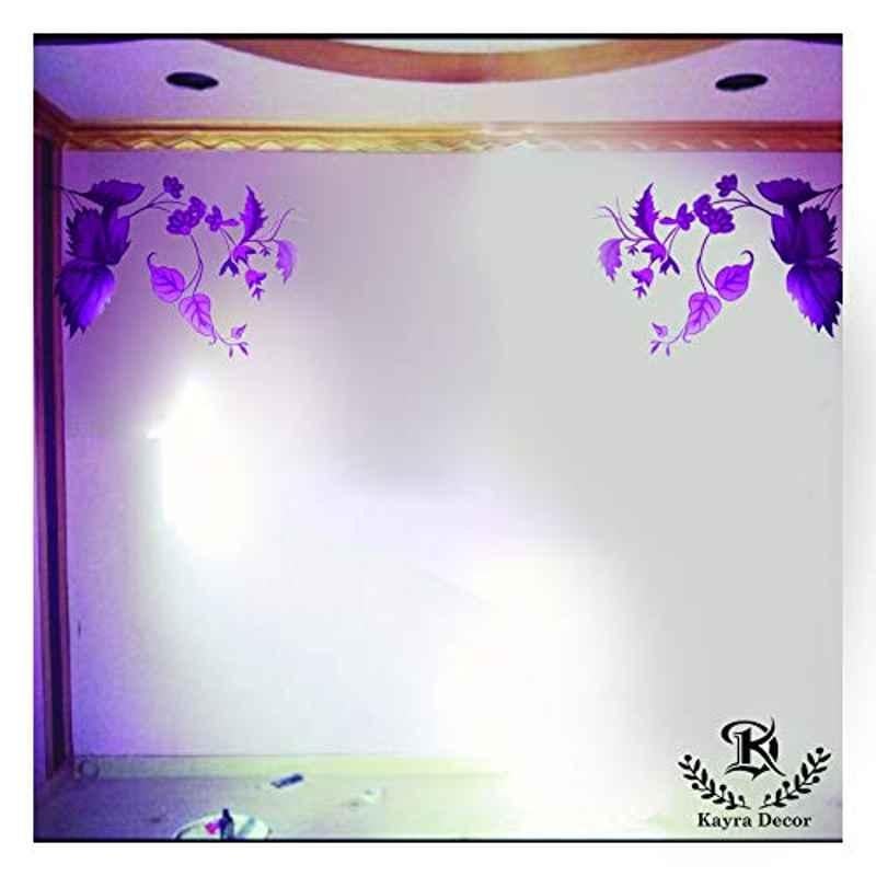 Kayra Decor 16x24 inch PVC Swirl Design Wall Design Stencil, KHSNT161
