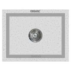 Embarc E2 24x18 inch Polar Grey Granite Quartz Kitchen Sink