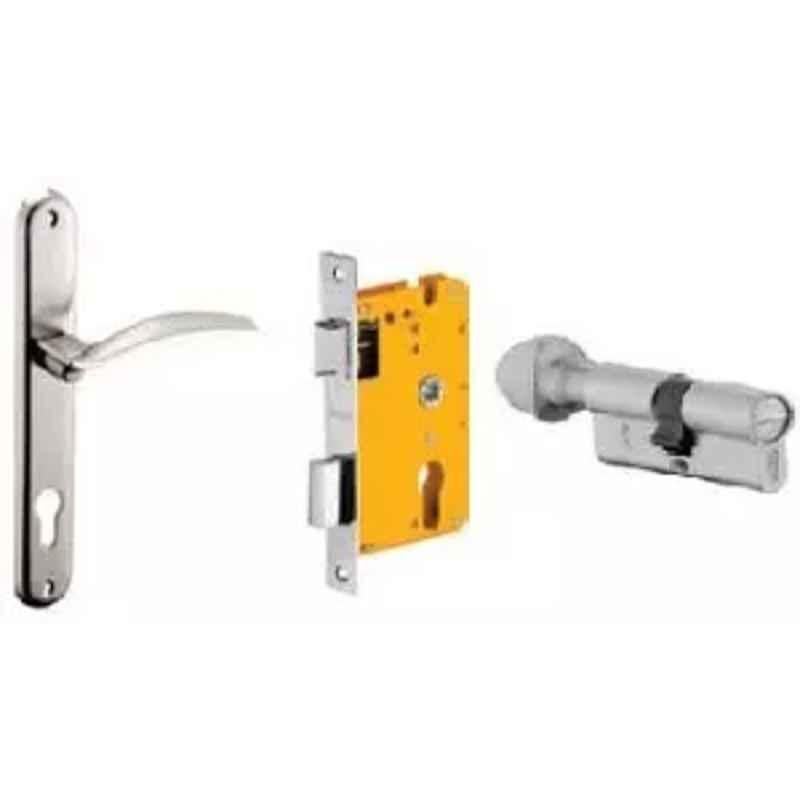 Dorset ML Series Celio 60mm Stainless Steel Door Handle Lock Set with Coin & Knob, ML CEL