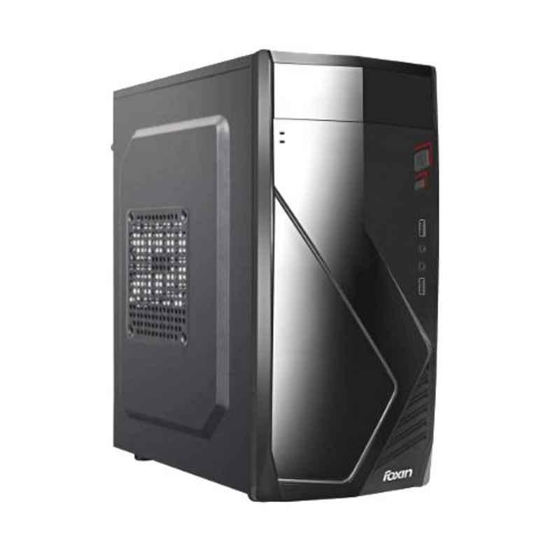 Foxin CLASSY Black Mid Tower PC Cabinet with SMPS