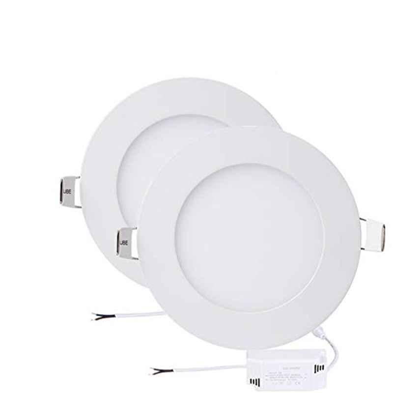 20W Cool White Dimmable Round Ultrathin LED Recessed Downlight with LED Driver (Pack of 2)