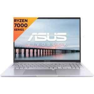 Asus M1605YA-MB742WS VivoBook 16 2023 Cool Silver Laptop with AMD Ryzen 7 Octa Core 7730U 16GB/512GB SSD/Windows 11 Home & 16 inch Display, 90NB10R2-M00AZ0