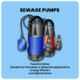 Crompton STPG052 0.5HP Single Phase Sewage Submersible Pump
