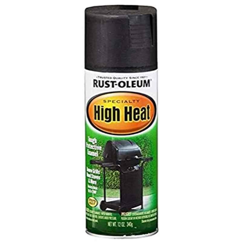 Rust-Oleum 340g Black Satin High Heat Spray