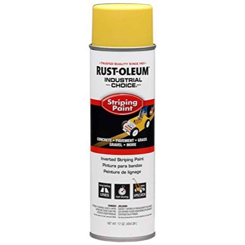 Rust-Oleum Industrial Choice 18 Oz Yellow 1648838 Striping Paint Spray