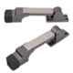 Atom DS004 Black Silver Finish Door Stopper (Pack of 5)