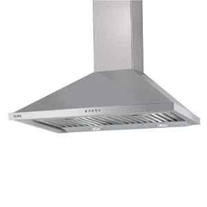 Glen 6054 SS 60cm 1250m /h Silver Pyramid Kitchen Chimney