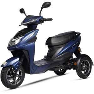 Amo Electric Bikes 25kmph 60V Lead Acid Blue Electric Scooter, Running Range: 70 km in 1 Charge, Jaunty 3W LA