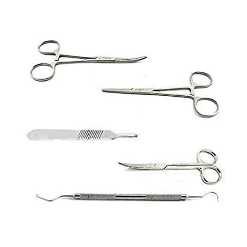 Buy Forgesy 5 Pcs Stainless Steel Surgical Utility Clamp Instrument Set,  SUNX103 Online At Price ₹726