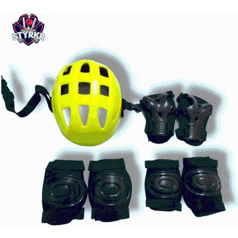 STYRKR Plastic & EVA Foam Multicolour New Skating Guard, protective Skating Guard Kit Skate, Protection Set-189 Skating Kit