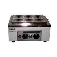 G Lab 6 Holes Stainless Steal 304 Rectangular Double Wall Water Bath with Thermostatic Control