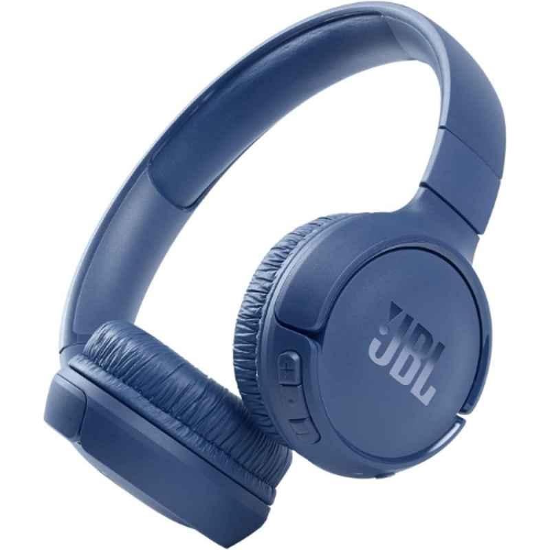 JBL 40hrs Blue Wireless On-Ear Bluetooth Headphone, JBL-TUNE510BT-BLUE