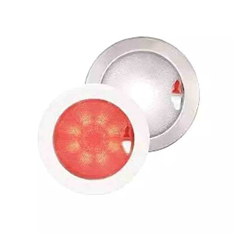 Hella Vehicle Specific Fit Red & White 329.372-091 Universal Four Wheeler Roof Lamp