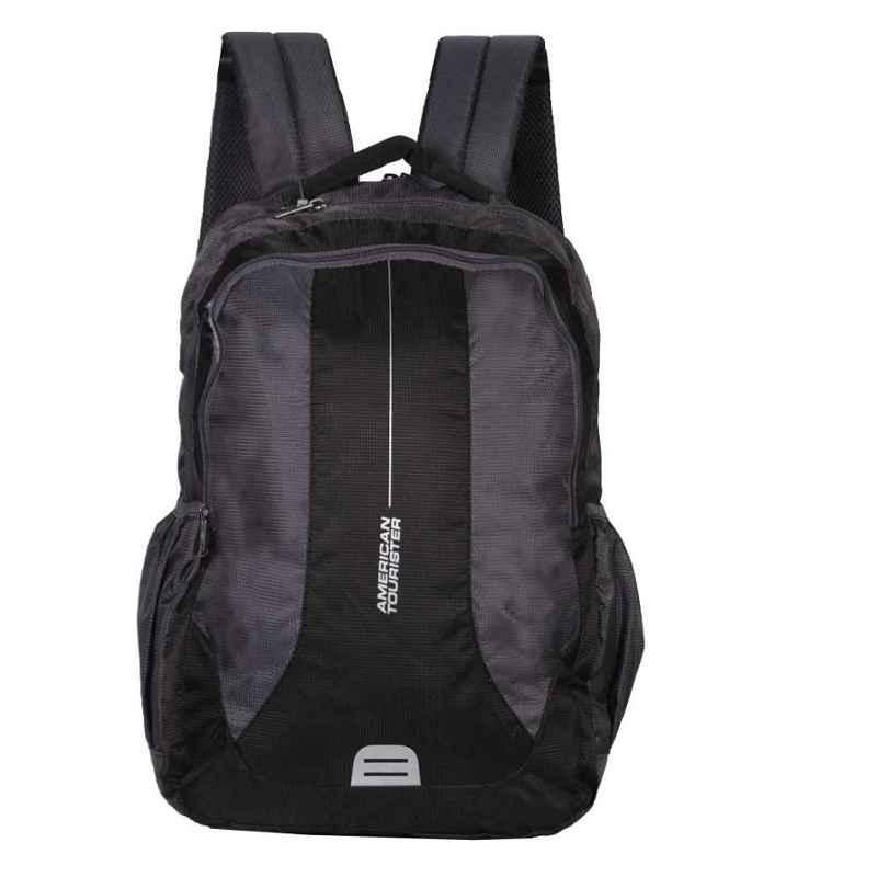 Black Polyester American Tourister Laptop Backpack Size 30 Ltr Model  NameNumber Trot 02