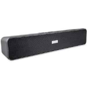 Xento 10W Black Stereo Channel Bluetooth Soundbar Speaker