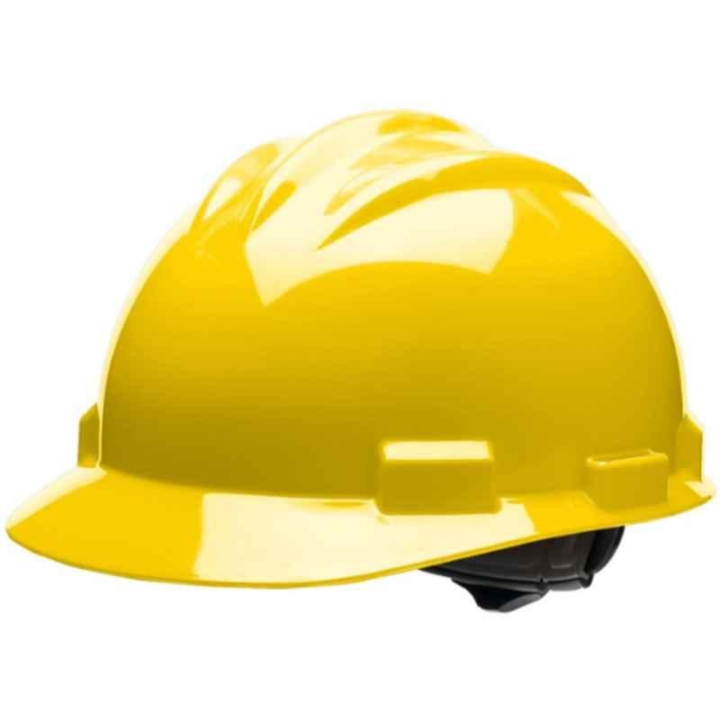 Bullard S61 HDPE Yellow Half Brim Helmet