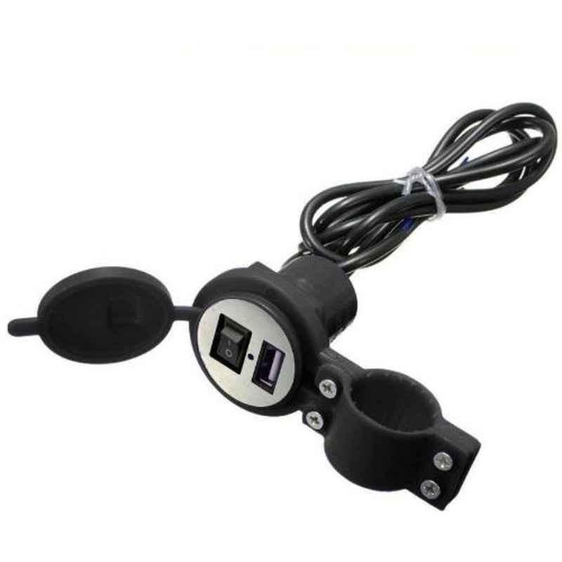 JBRIDERZ 5W Waterproof USB Mobile Charger for Two Wheelers
