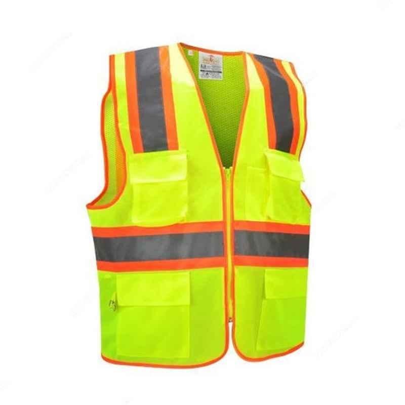 Empiral Twinkle E108073501 100% Polyester Yellow Safety Vest, Size: S