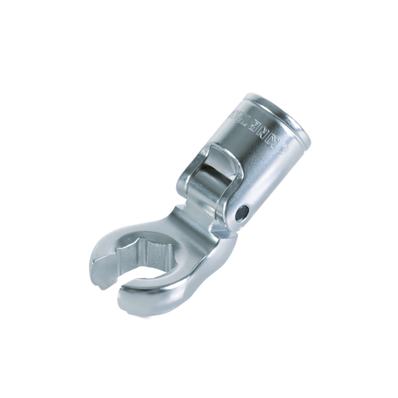 King Tony 3/8 inch 9mm Flexible Crowfoot Socket Wrench, 335109M