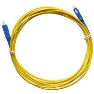 Mak World 5m SC/PC-SC/PC Yellow 9/125 Single Mode Simplex Optical Fiber Patch Cable
