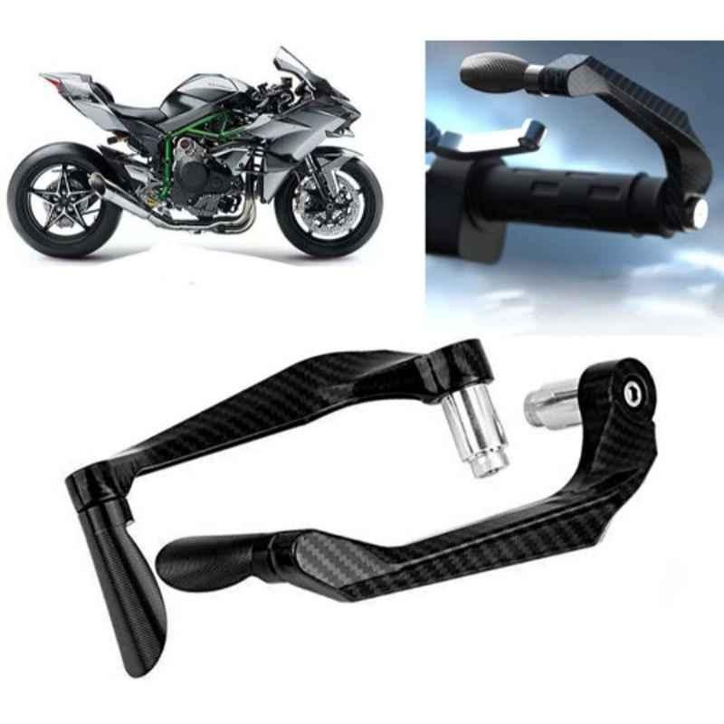 Auto Pearl 2 Pcs Aluminium Carbon Black Brake Clutch Lever Set for Kawasaki Ninja H2 BS6