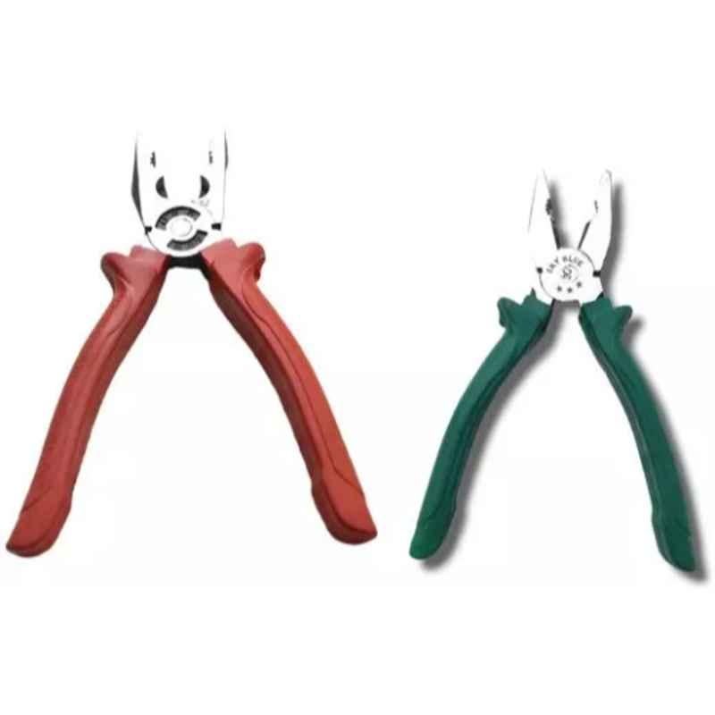 Sky Blue 2 Pcs 7.8 inch Lineman Plier Combo, SBE_PLIER_COMBO_MOD_00912